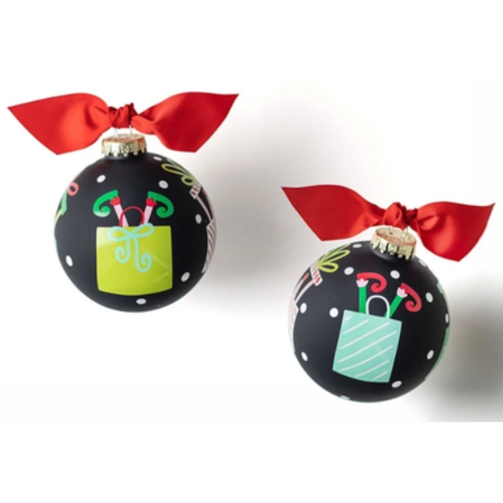 coton colors elf totes black friday ornament