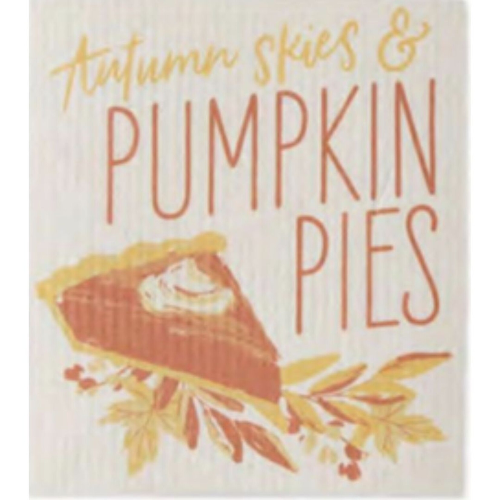 m. lynne designs autumn skies swedish dishcloth