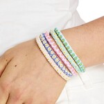 m. lynne designs beaded daisy bracelet