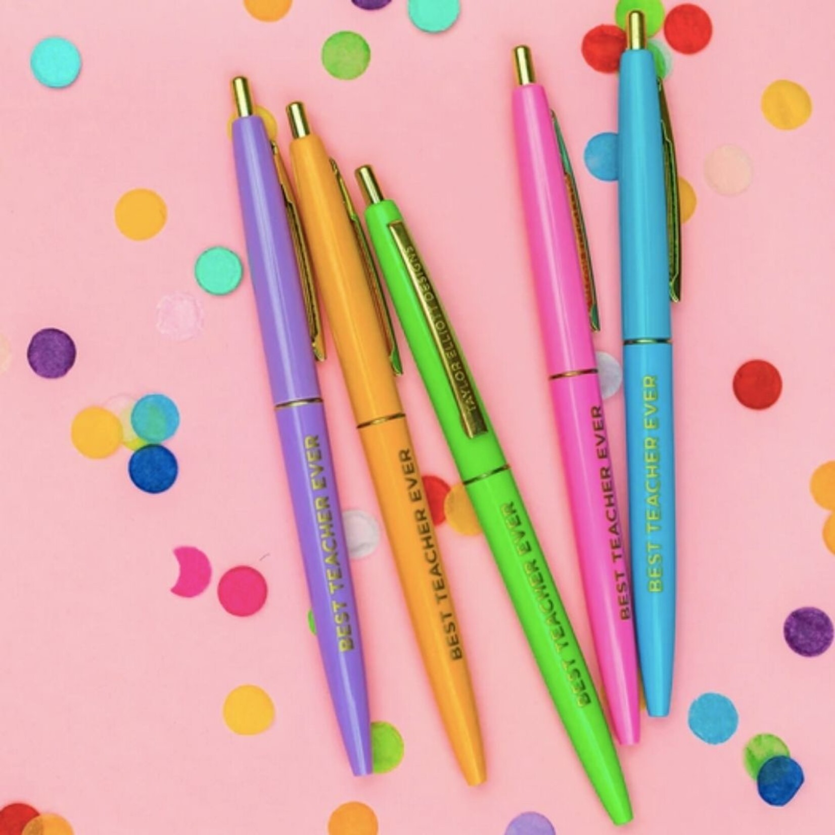 taylor elliott designs best teacher ever pen
