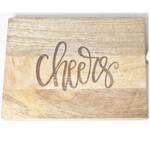 all she wrote notes cheers wooden serveboard