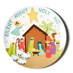 coton colors christmas nativity melamine plate