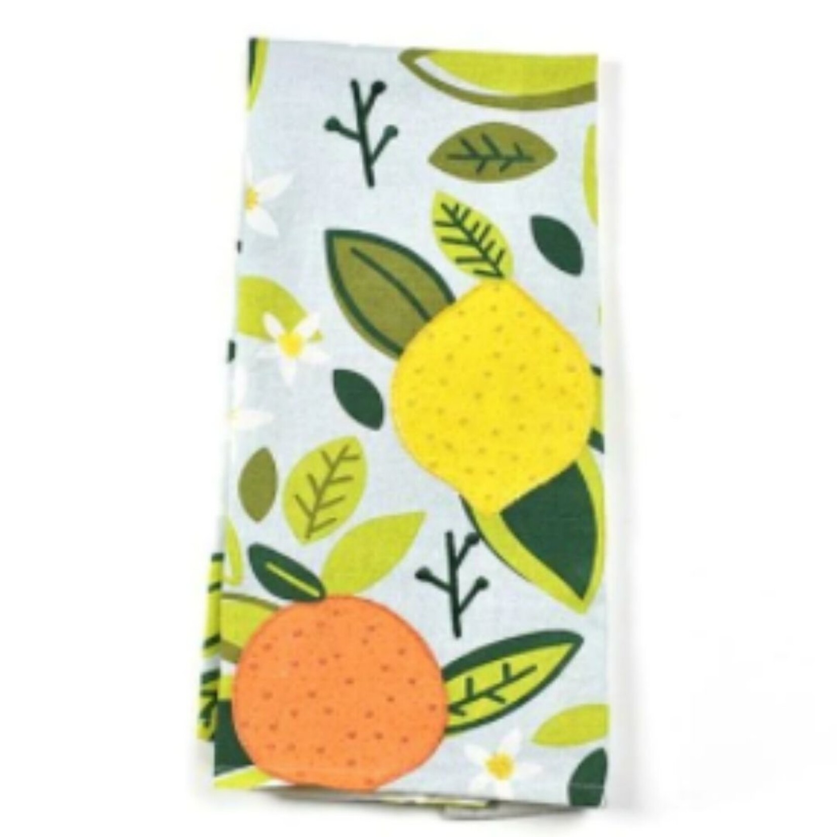 m. lynne designs citrus large tea towel