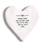 m. lynne designs coaster, heart coaster, strong women
