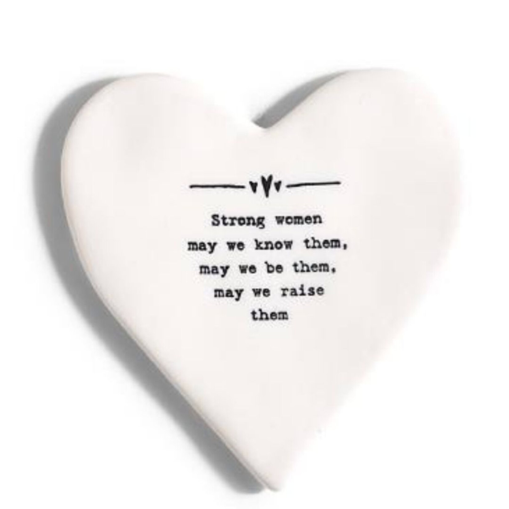 m. lynne designs coaster, heart coaster, strong women