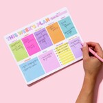 taylor elliott designs colorful this week notepad