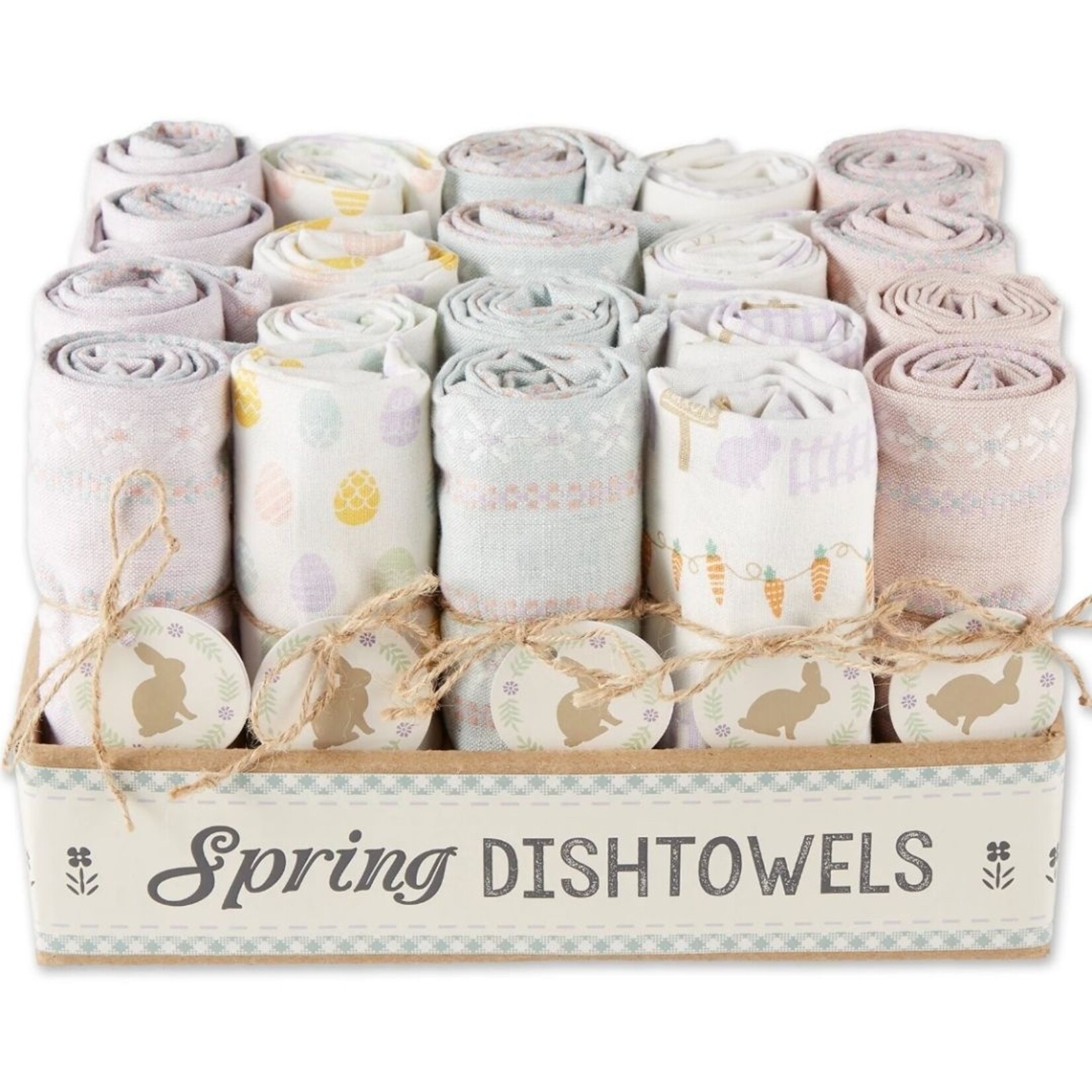 m. lynne designs easter tea towel