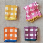 m. lynne designs gingham tea towel