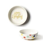 happy everything happy dot dipping bowl