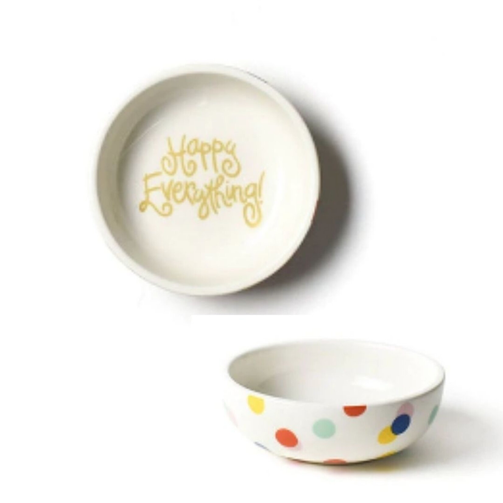 happy everything happy dot dipping bowl