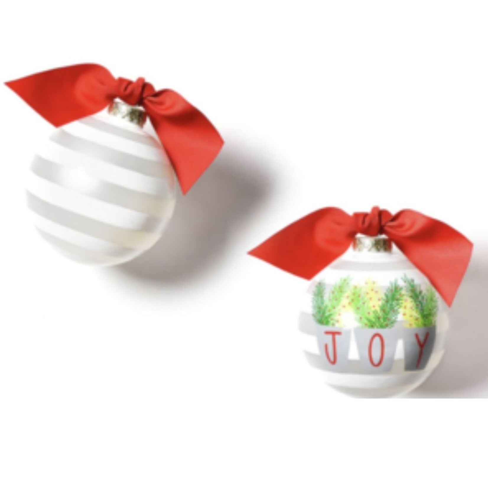 coton colors joy branches glass ornament