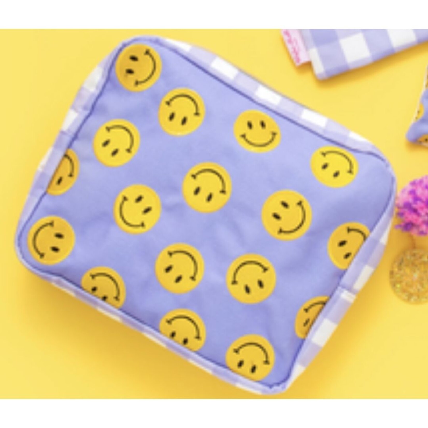 taylor elliott designs large smiley pouch