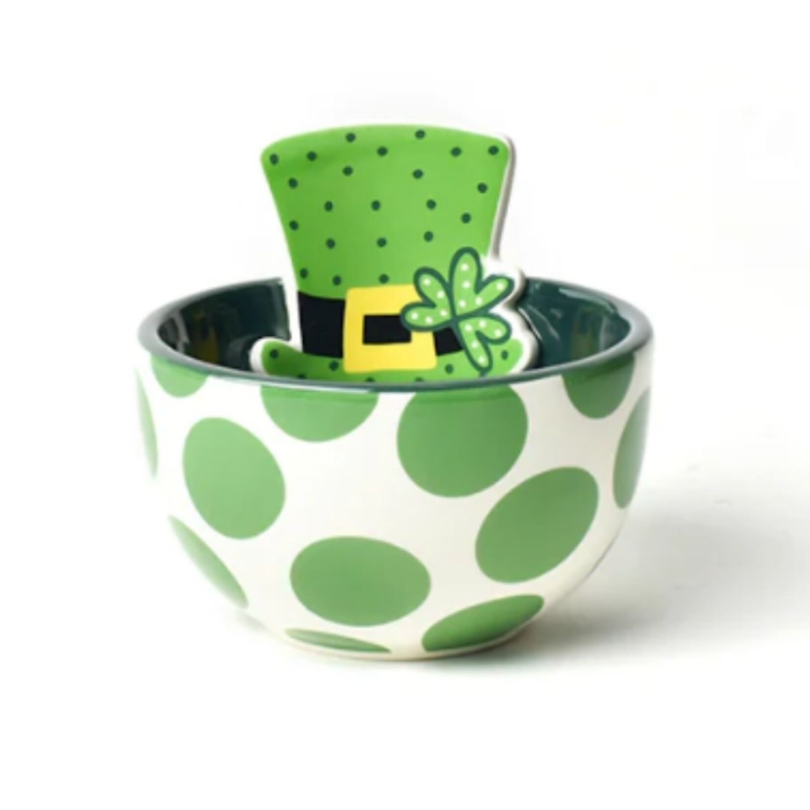 happy everything leprechaun hat embellishment bowl