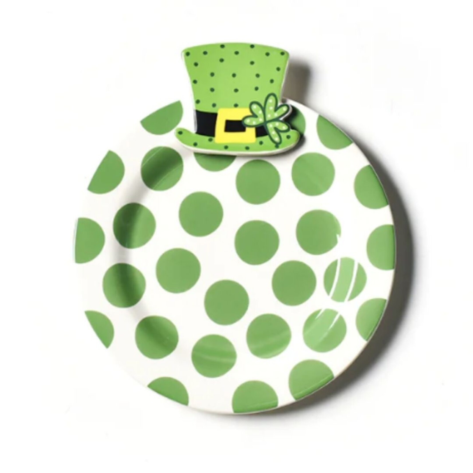 happy everything leprechaun hat embellishment plate