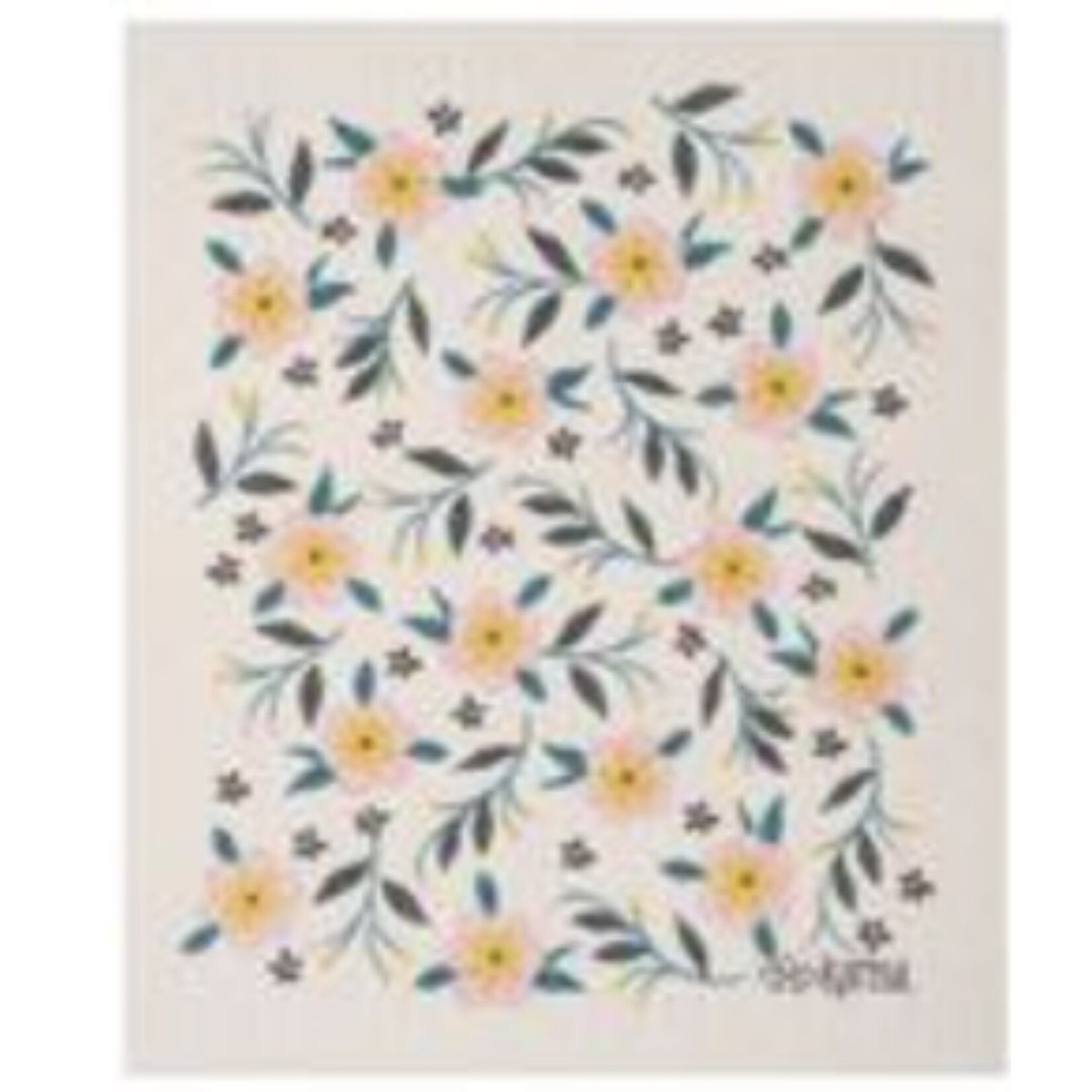 m. lynne designs multi mini florals swedish dishcloth