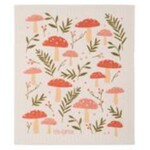 m. lynne designs mushroom mini pink swedish dishcloth