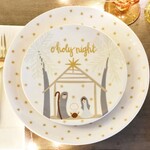coton colors neutral nativity salad plate