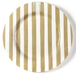 happy everything neutral stripe big entertaining platter