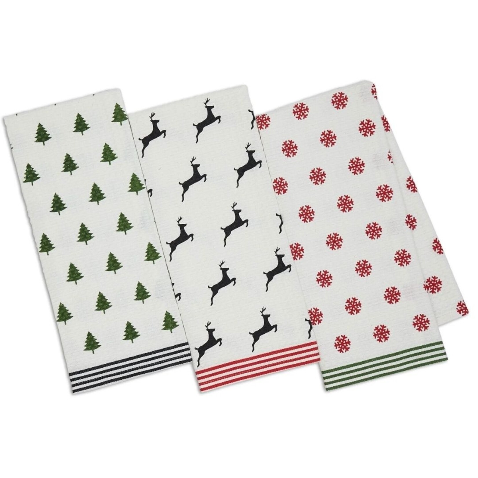 m. lynne designs north pole dishtowel