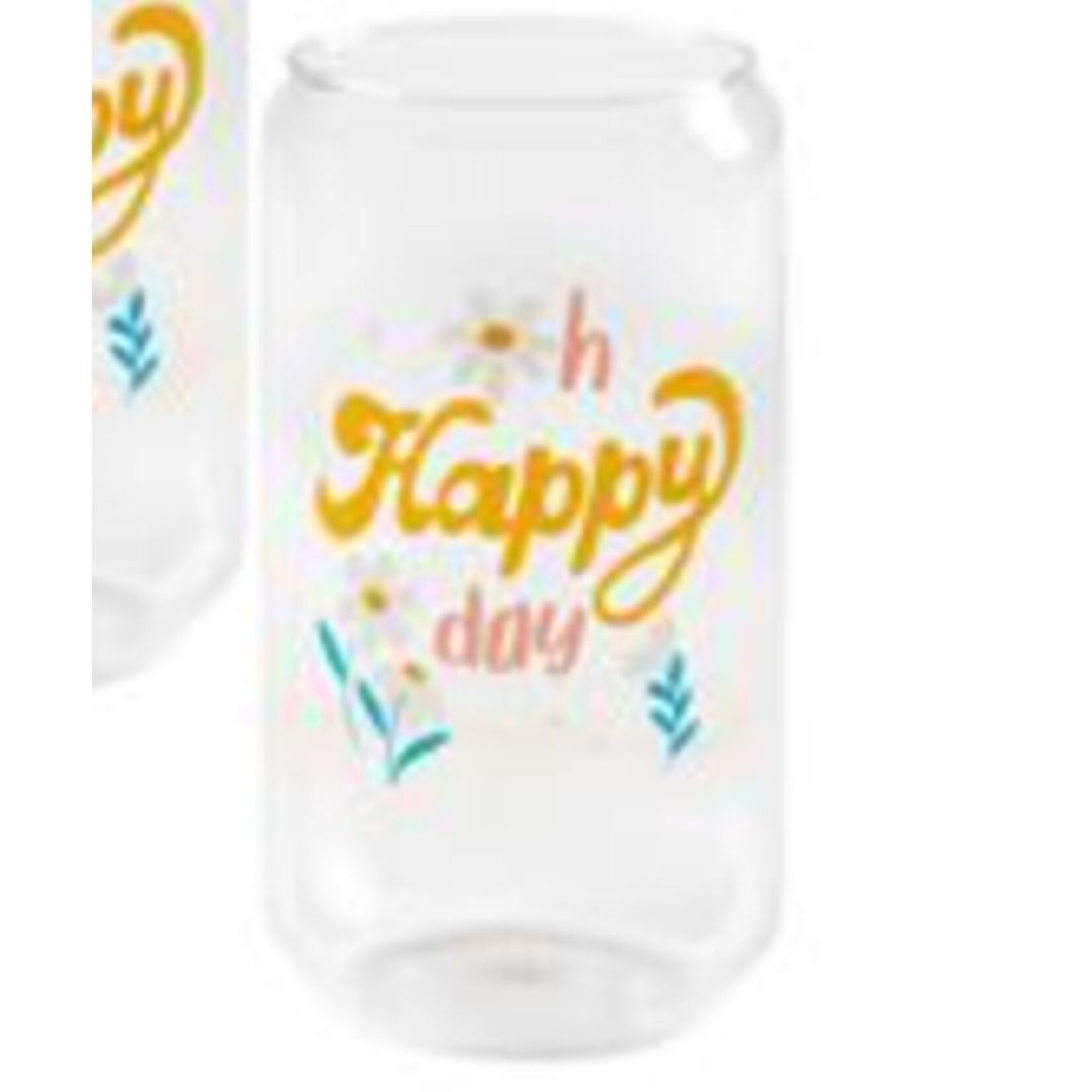 m. lynne designs oh happy day beer can glass