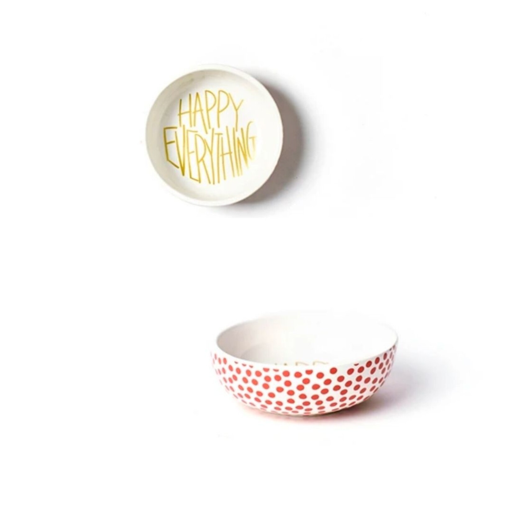 happy everything persimmon small dot happy everything dipping bowl