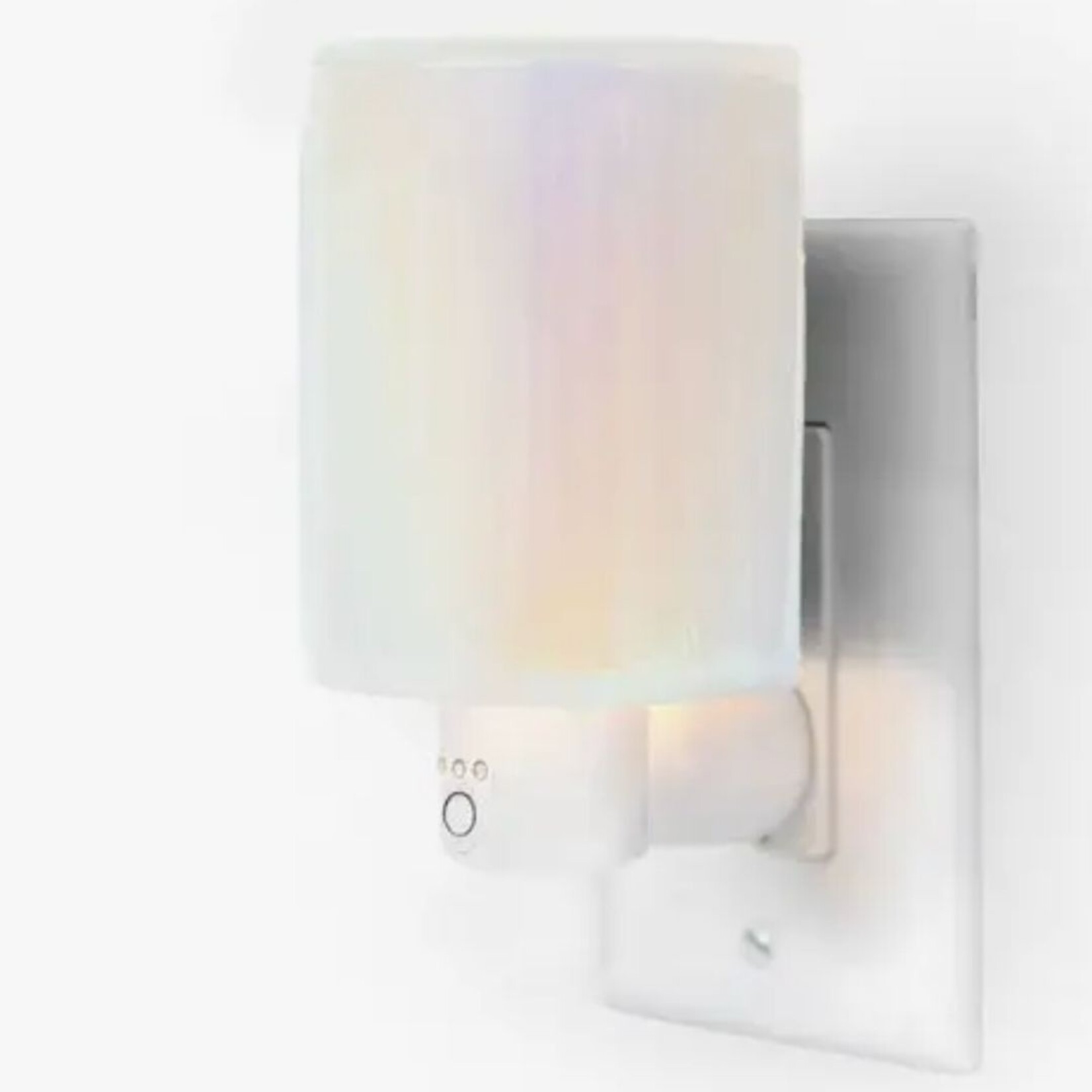 happy wax pink iridescent timer outlet warmer