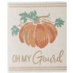 m. lynne designs pumpkin gourd swedish dishcloth