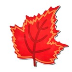 happy everything red fall leaf big attachment