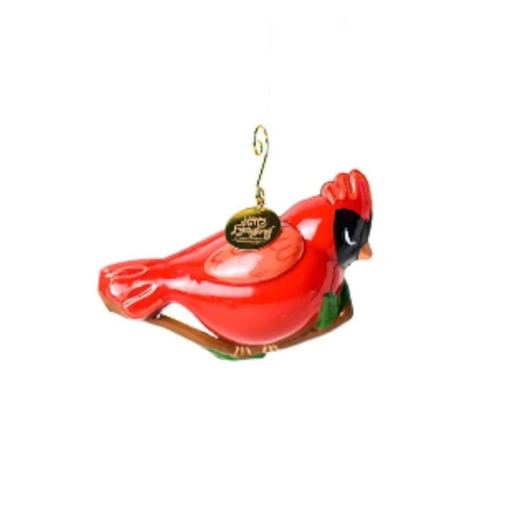 happy everything shaped cardinal ornament