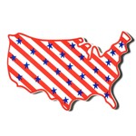 happy everything stars and stripes big attachment