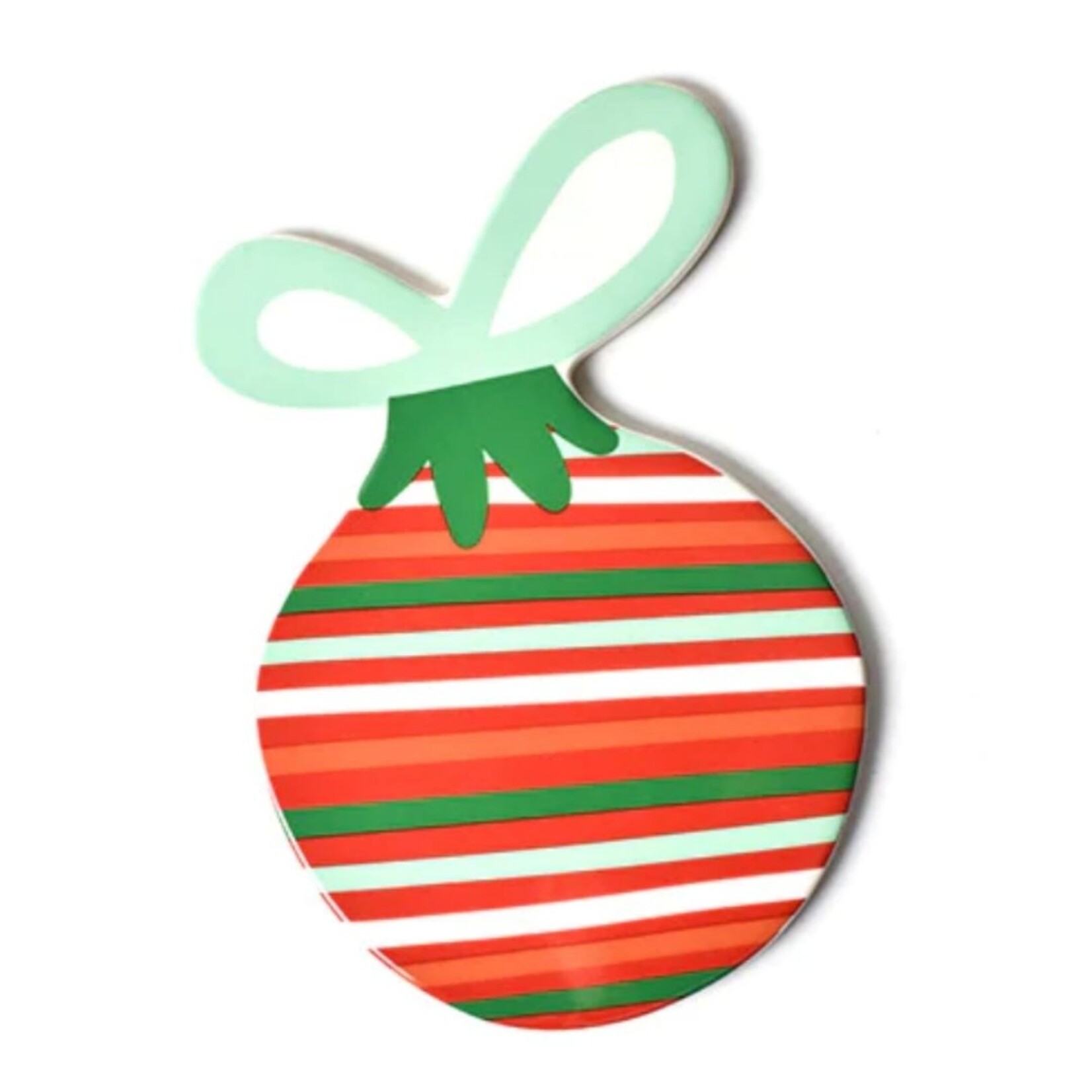 happy everything striped ornament mini attachment