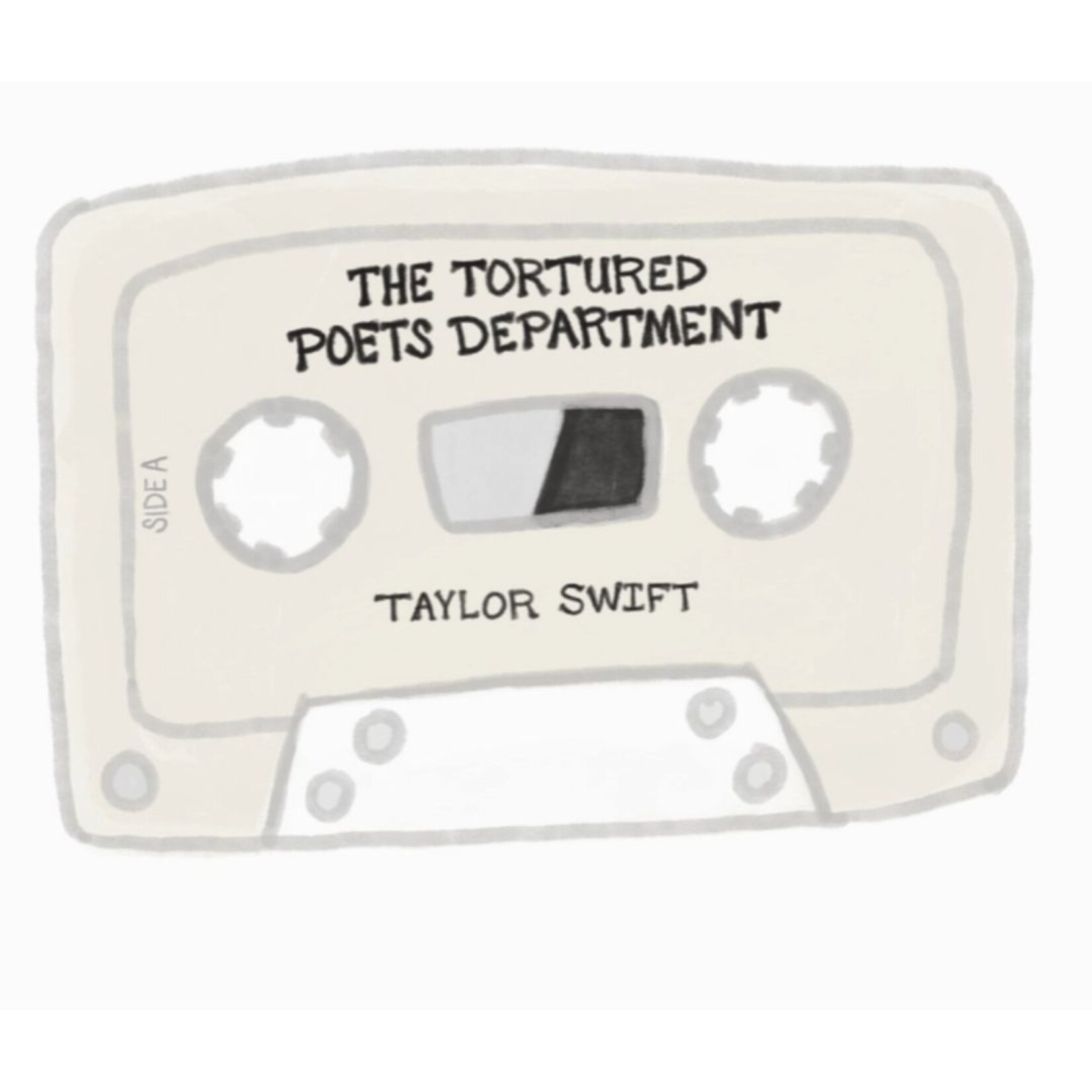 m. lynne designs the tortured poets department taylor swift sticker