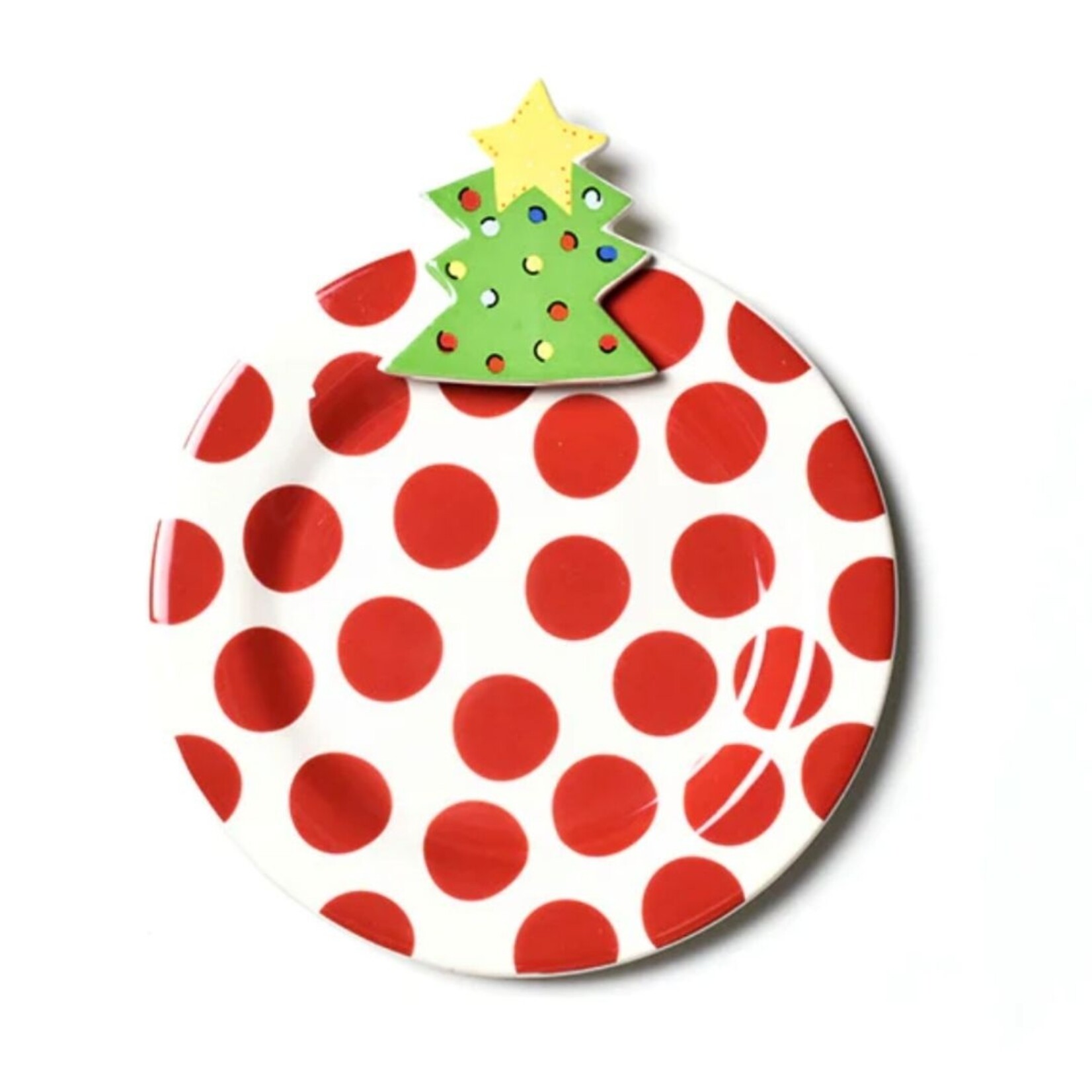 happy everything tree embellishment plate
