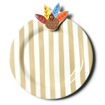 happy everything turkey embellishment plate