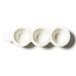 happy everything white stripe trio bowl