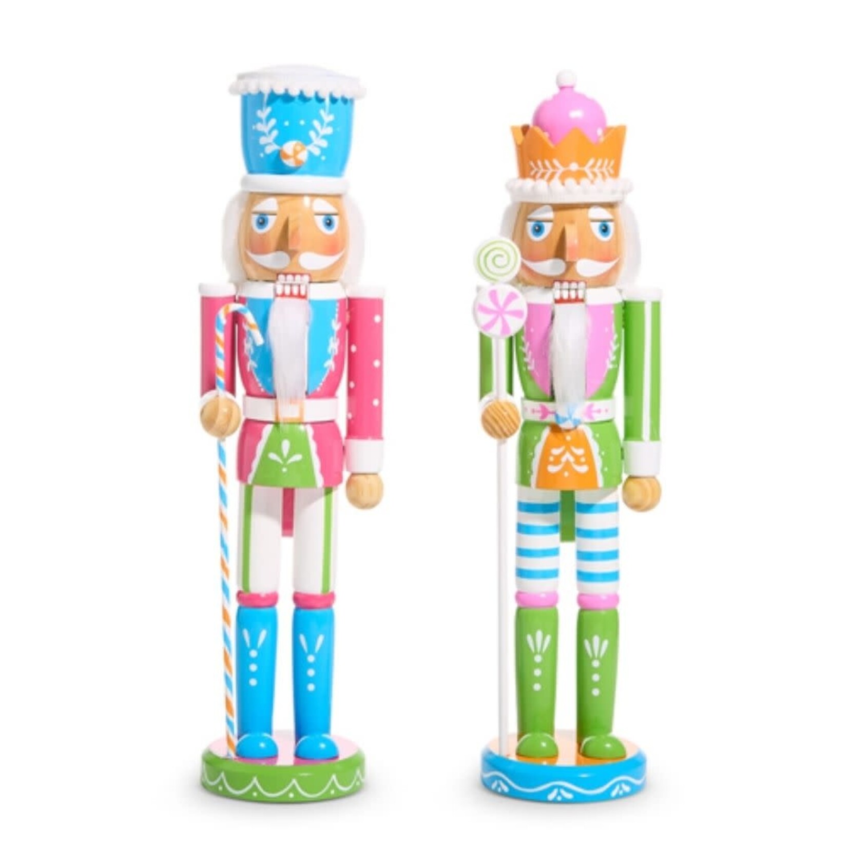m. lynne designs colorful pastel nutcracker