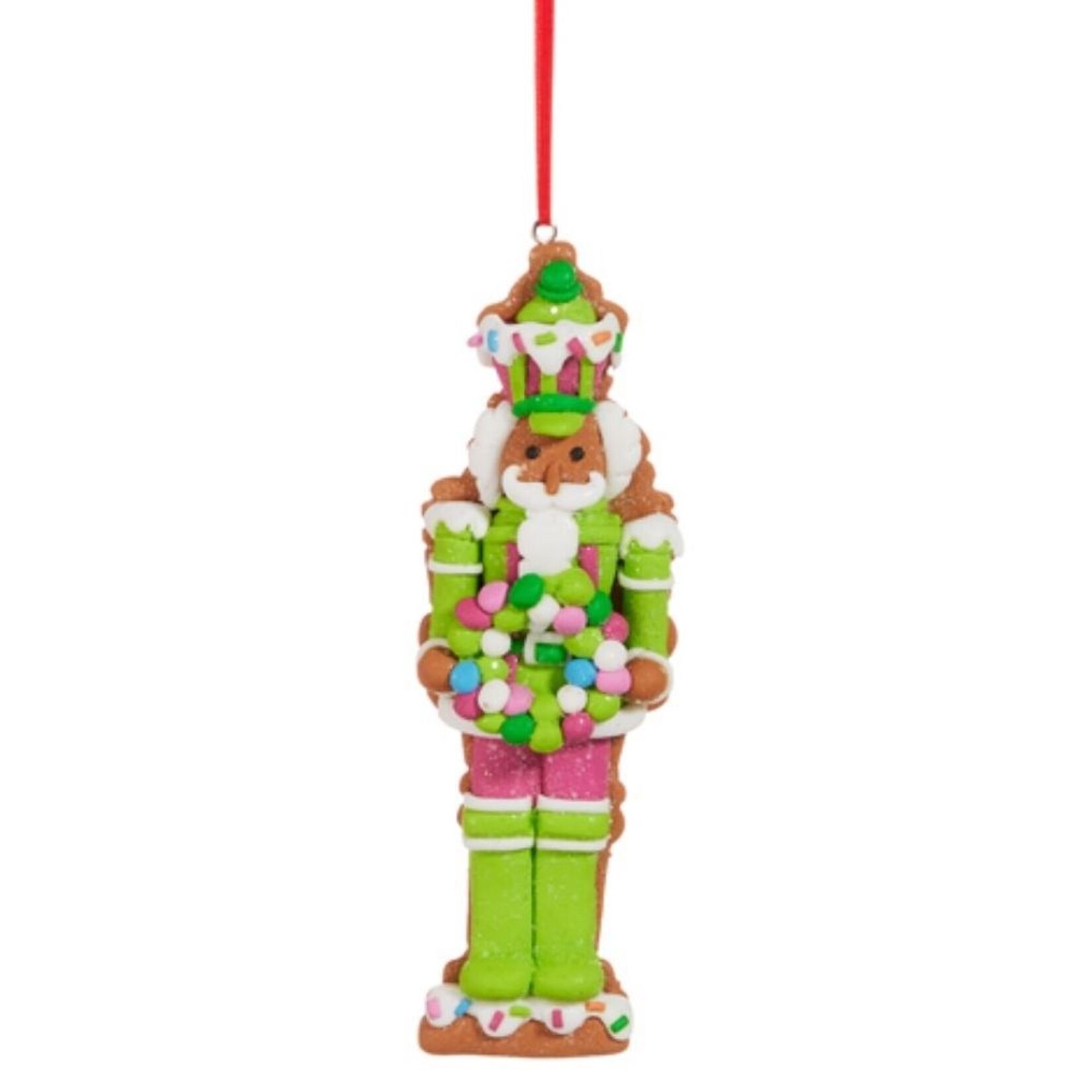 m. lynne designs colorful jolly nutcracker ornament