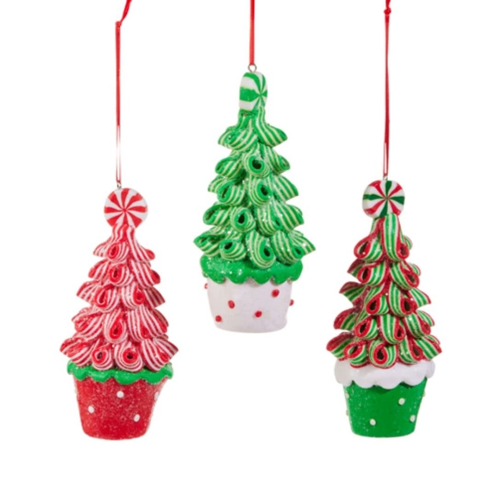m. lynne designs ribbon candy tree ornament