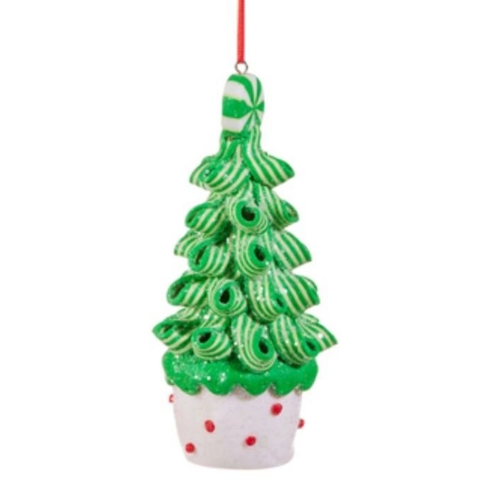 m. lynne designs ribbon candy tree ornament