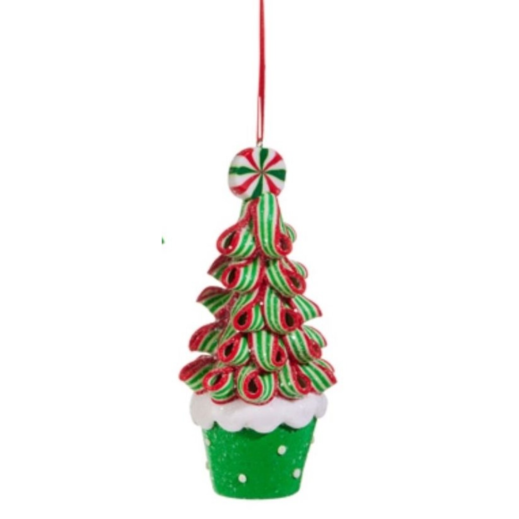 m. lynne designs ribbon candy tree ornament