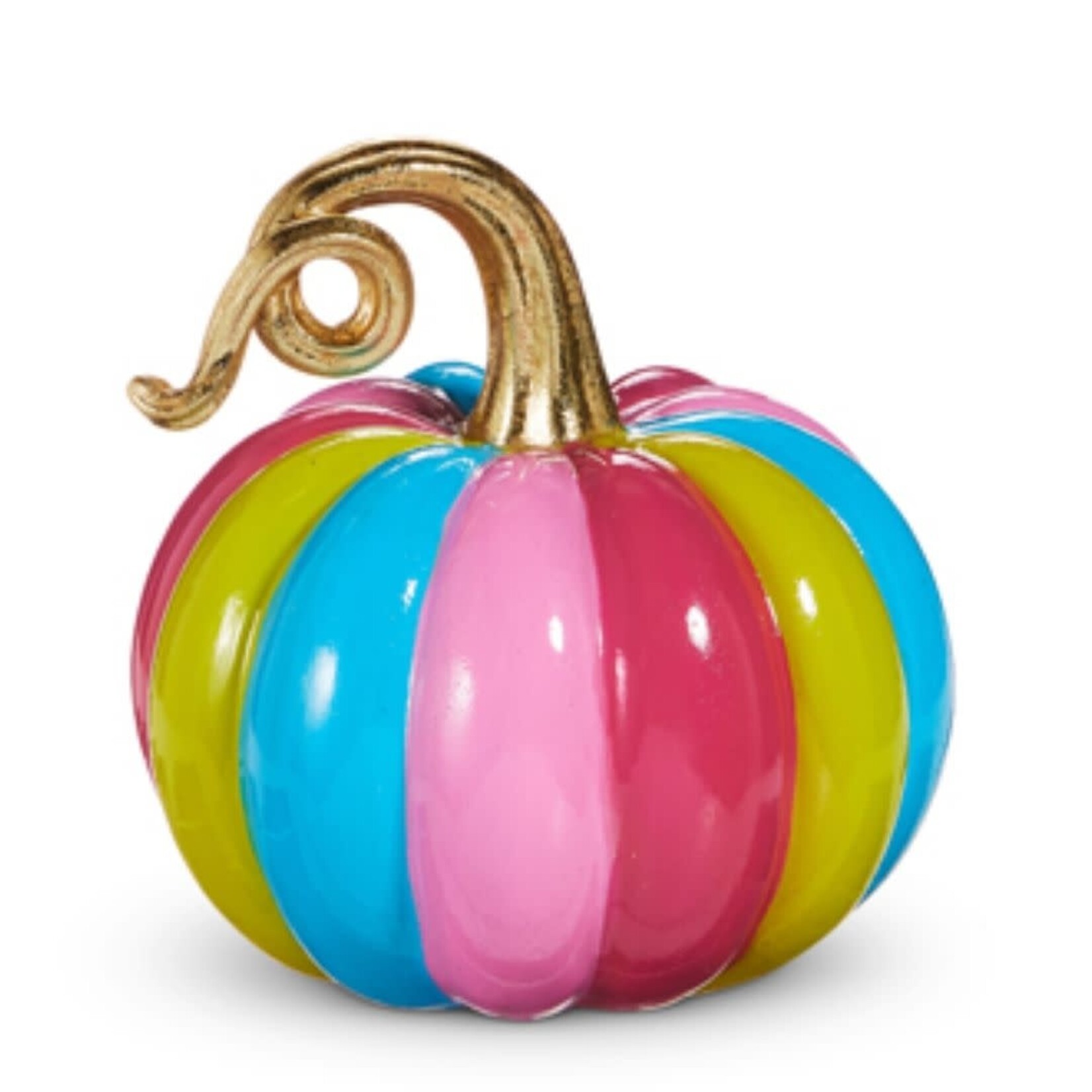 m. lynne designs colorful stripes pumpkin
