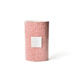 happy everything red small dot big oval vase