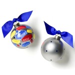 coton colors blocks glass ornament