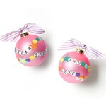 coton colors friendship bracelet glass ornament