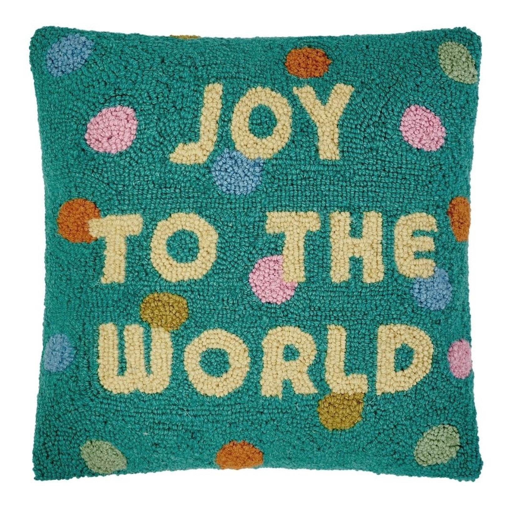 m. lynne designs joyful polkadot hook pillow