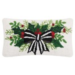 m. lynne designs spray with ribbon hook pillow
