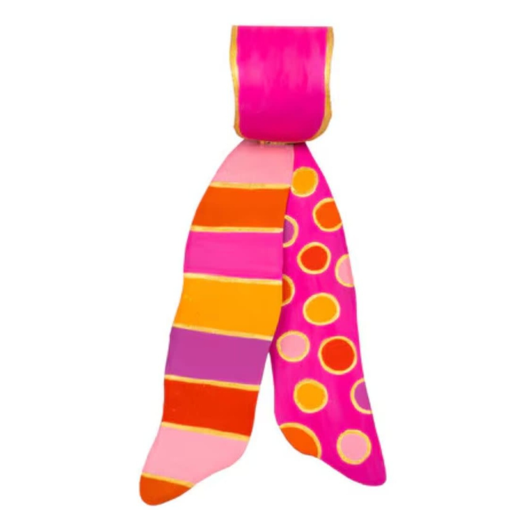 the round top collection bright pink wreath ribbon