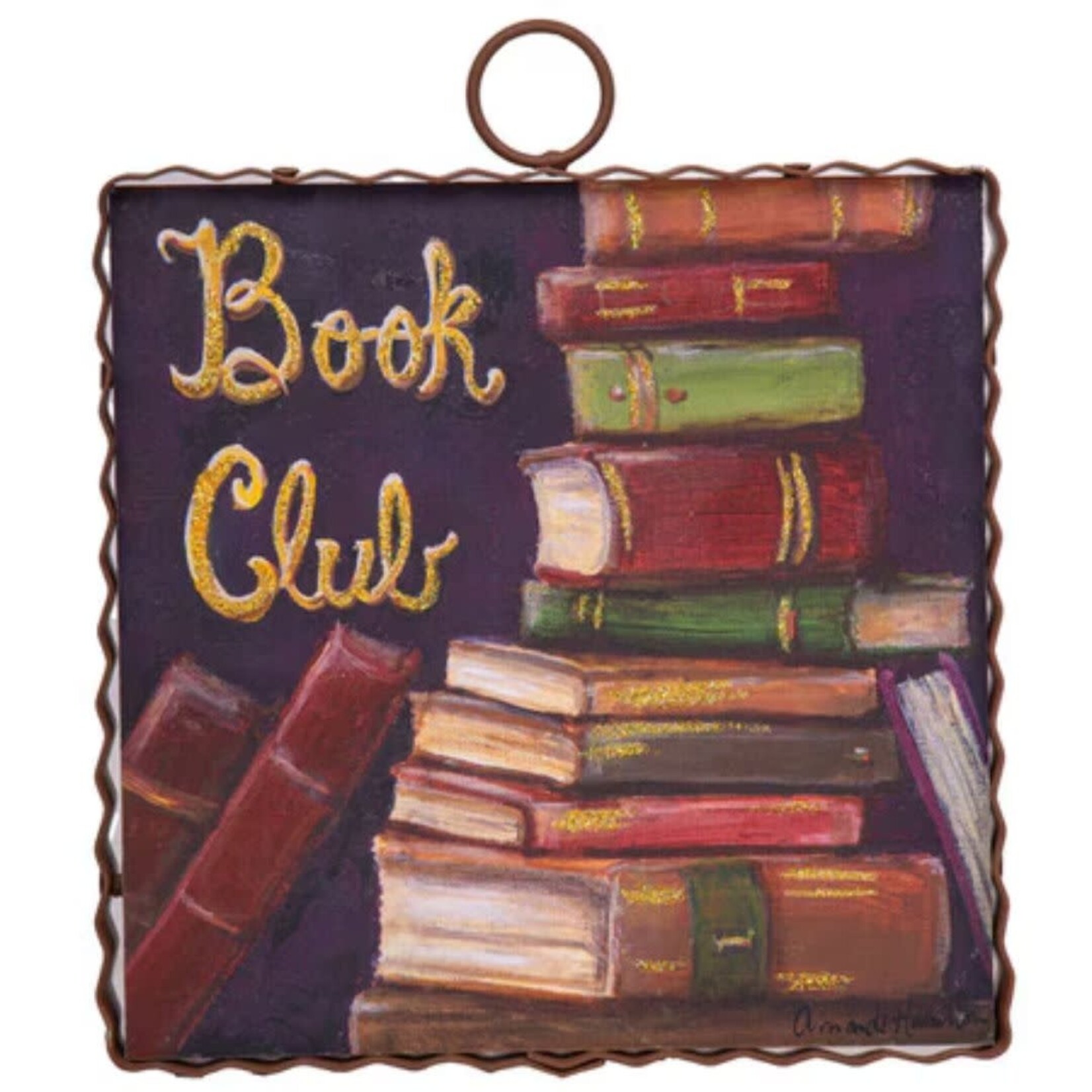 the round top collection hamilton book club charm