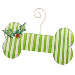 the round top collection holly dog bone ornament
