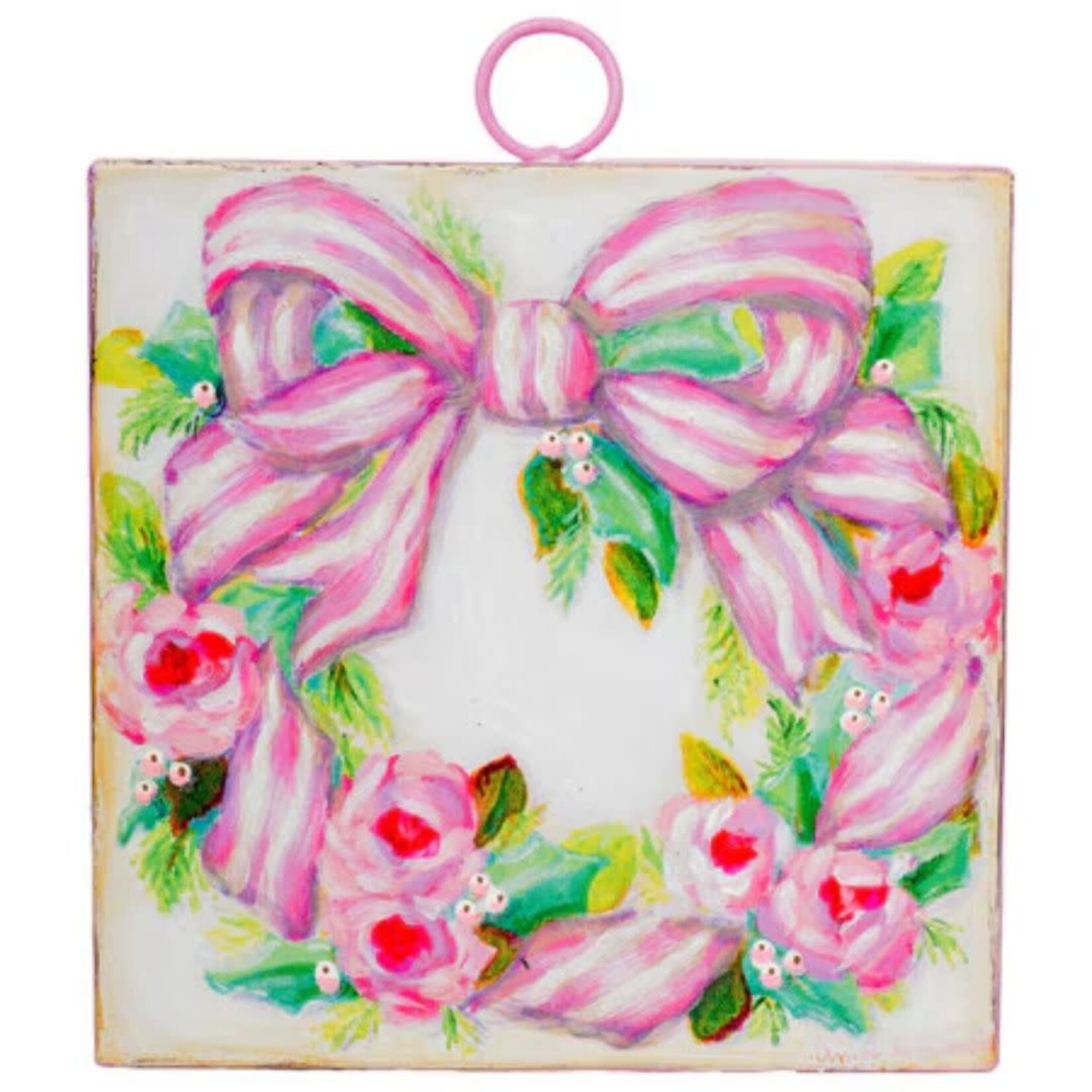 the round top collection fanciful wreath charm